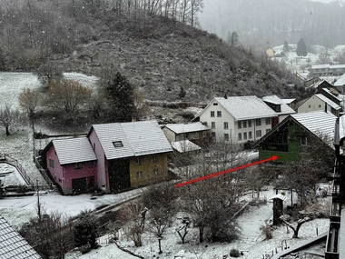 Heilsteinschule Haus von oben in Asp 