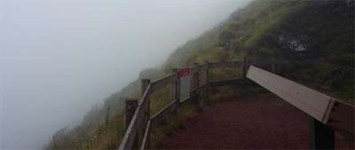 Ausblick vom Kraterrand Azoren