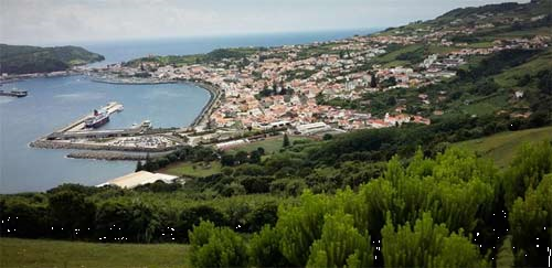 Horta die Hauptstadt von Faial - Azoren