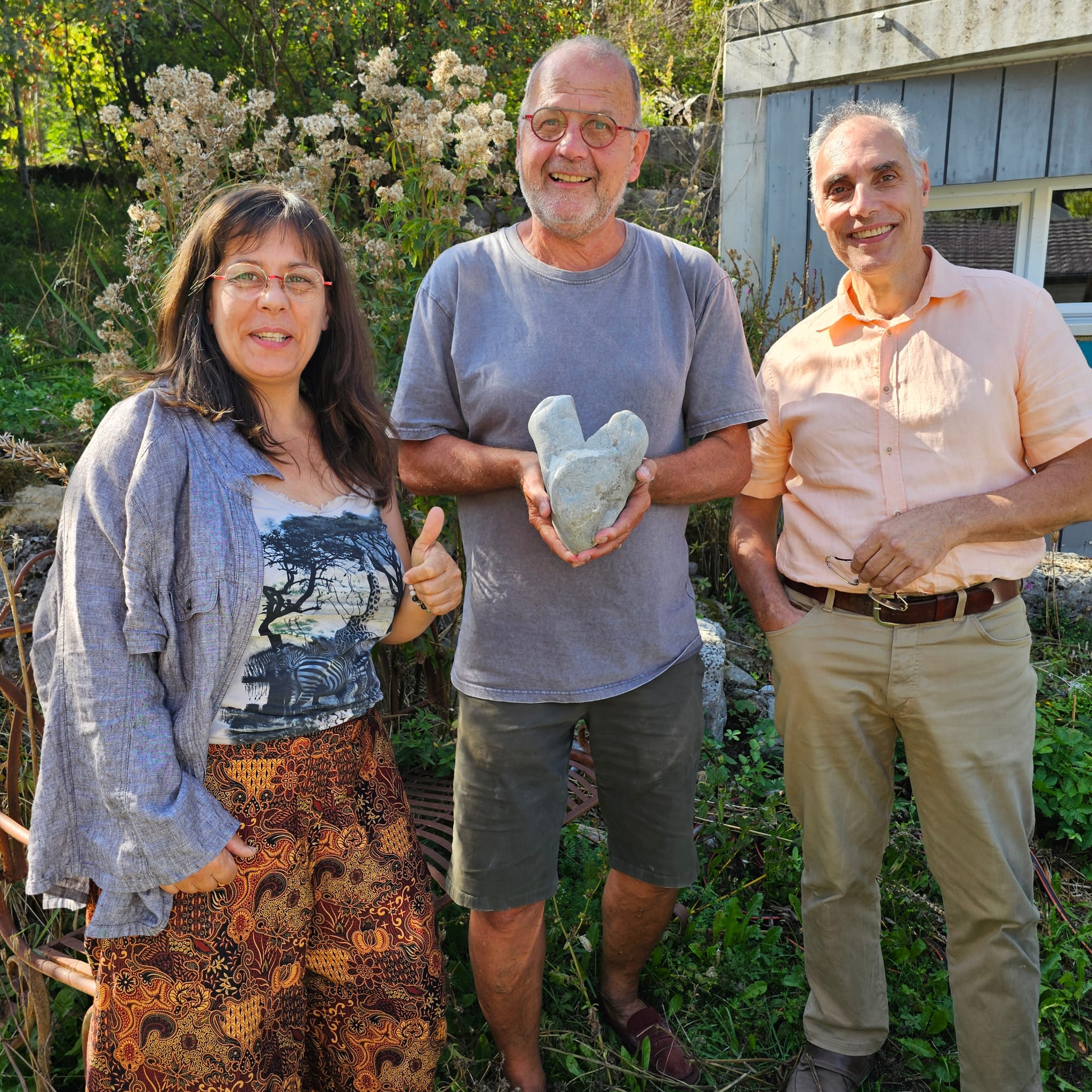 Bernhard und Carola mit Bruno